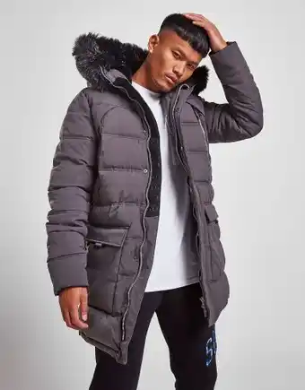 JD Sports Supply & demand arctic parka jacket - grey - heren aanbieding