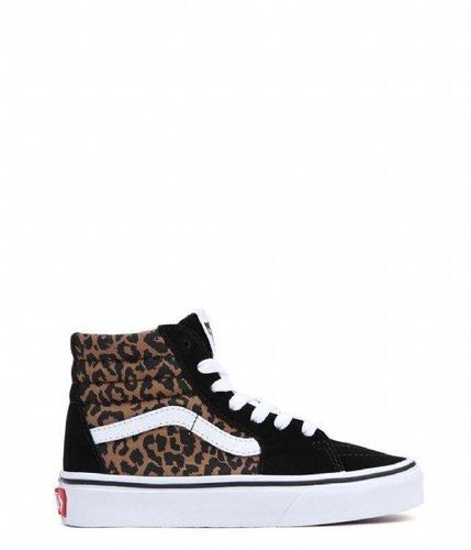 Vans zwartee sneakers sk8-hi leopard aanbieding bij Verest Schoenen