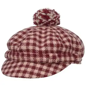 Hoedshop Stetson newsboy pet met pompon by  in bordeaux, gr. 60 cm aanbieding