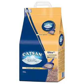 Zooplus 15l ultra catsan kattenbakvulling klontvormend aanbieding