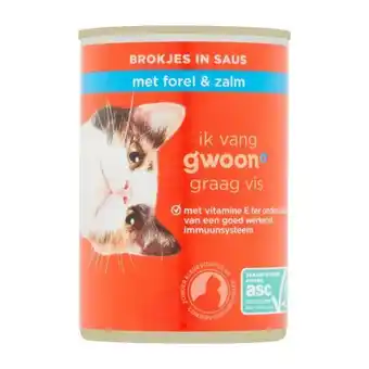 Coop G'woon brokjes in gelei met zalm & forel aanbieding