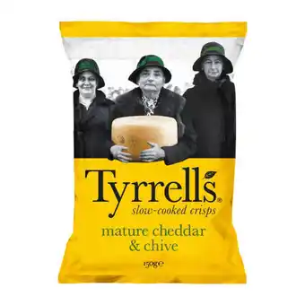 Coop Tyrrells mature cheddar & chive aanbieding