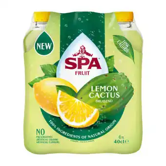 Coop Spa fruit bruisende lemon cactus 6-pack aanbieding