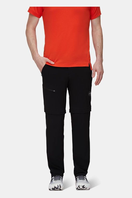 Mammut runbold zip off broek regular zwart aanbieding bij Bever