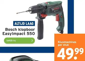 GAMMA Bosch Klopboor EasyImpact 550 aanbieding