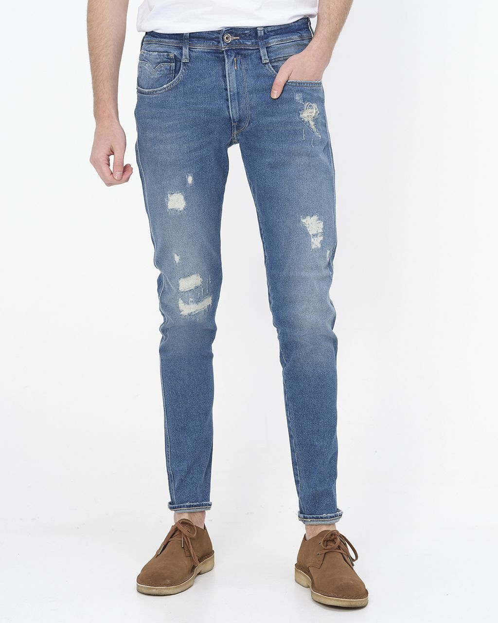Replay bronny aged heren jeans aanbieding bij Only for Men