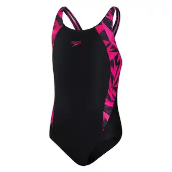 Plutosport Speedo hyper boom splice muscleback badpak meisjes aanbieding