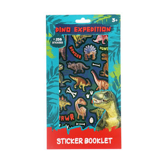 Top1Toys Dino expedition stickerboekje met 250 stickers aanbieding