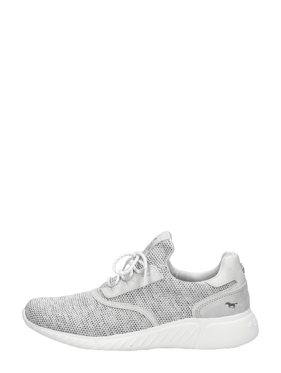 Mustang - dames sneakers licht grijs aanbieding bij Schuurman Schoenen