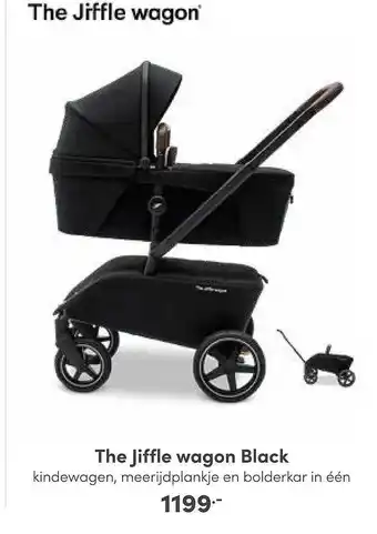 Baby & Tiener The jiffle wagon black kinderwagen aanbieding