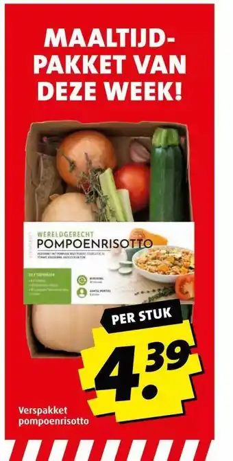 Boni Verspakket pompoenrisotto aanbieding