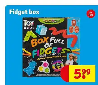 Kruidvat Fidget box aanbieding