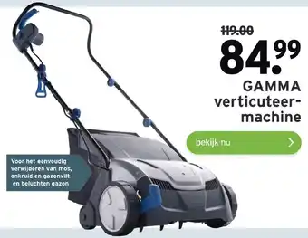 GAMMA GAMMA Verticuteermachine aanbieding