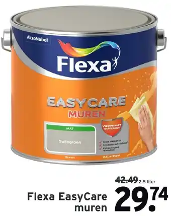 GAMMA Flexa Easycare Muren 2.5L aanbieding