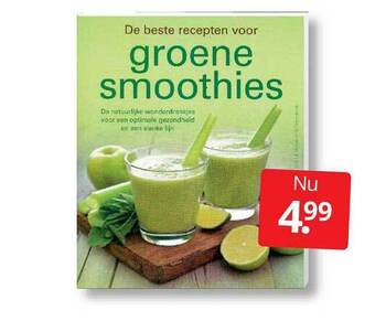 Boekenvoordeel De beste recepten voor groene smoothies aanbieding