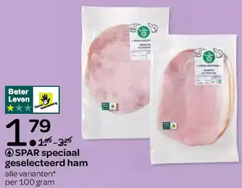 Spar speciaal geselecteerd ham 100 gram aanbieding