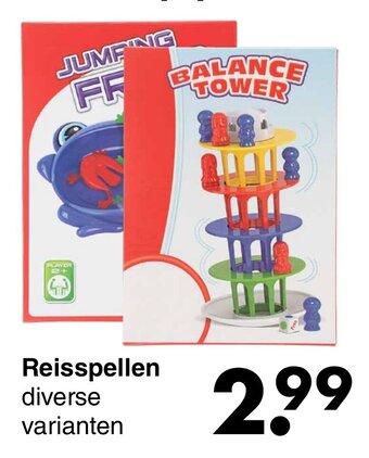 Wibra Reisspellen aanbieding