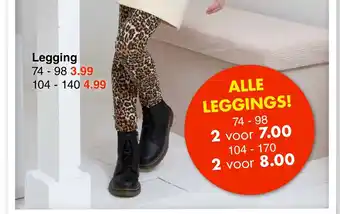 Wibra Legging 74-98 aanbieding