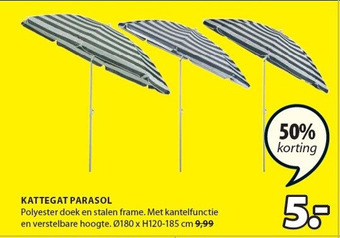 Jysk Kattegat Parasol aanbieding