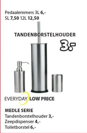 Jysk Everyday Low Price Medle Serie aanbieding