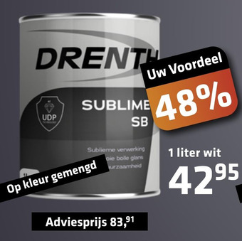 De voordeelmarkt Drenth Sublime Sb aanbieding