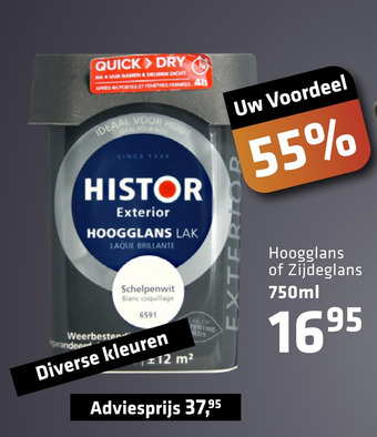 De voordeelmarkt Histor Hoogglans Of Zijdeglans aanbieding