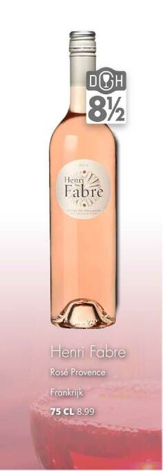 Mitra Henri fabre rosé provence frankrijk 75 cl aanbieding