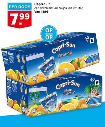 Hoogvliet Capri-Sun 0.2 liter aanbieding