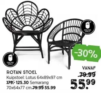 Xenos Rotan stoel aanbieding