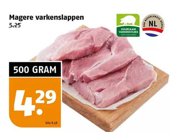 Poiesz Magere varkenslappen aanbieding
