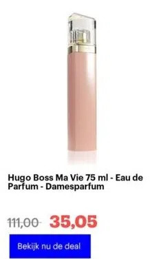Bol.com Hugo boss ma vie 75 ml - eau de parfum - damesparfum aanbieding