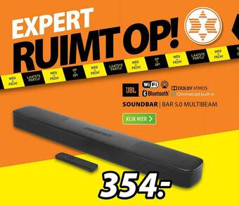 Expert Jbl soundbar | bar 5.0 multibeam aanbieding