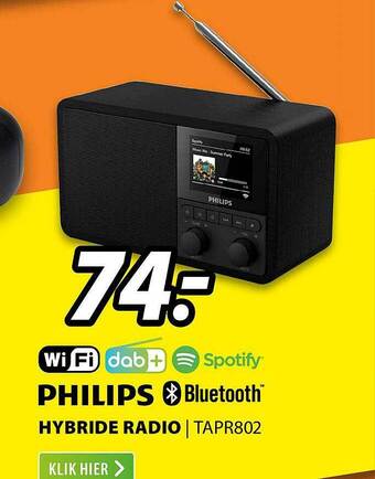 Expert Philips hybride radio | tapr802 aanbieding