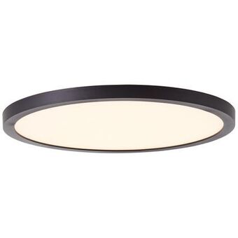 Praxis Brilliant plafondlamp led tuco zwart wit 16w aanbieding