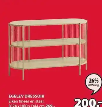 Jysk Egelev dressoir aanbieding