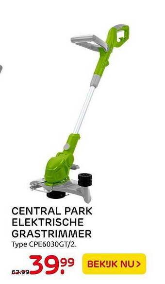 Praxis Central park elektrische grastrimmer cpe6030gt-2 aanbieding