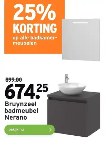 GAMMA Bruynzeel Badmeubel Nerano aanbieding