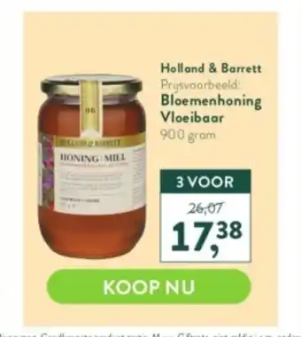 Holland & Barrett Bloemenhoning Vloeibaar 900 gram aanbieding