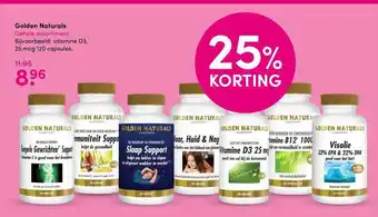 Drogisterij Visser Golden naturals aanbieding