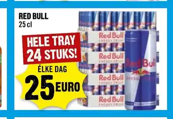 Dirck 3 Red Bull 25 cl 24 stuks aanbieding