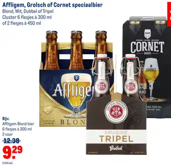 Makro Affligem, Grolsch of Cornet speciaalbier aanbieding
