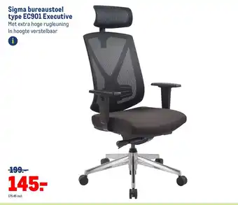 Makro Sigma bureaustoel type EC901 Executive aanbieding