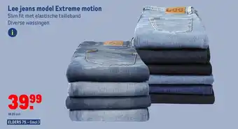 Makro Lee jeans model Extreme motion aanbieding