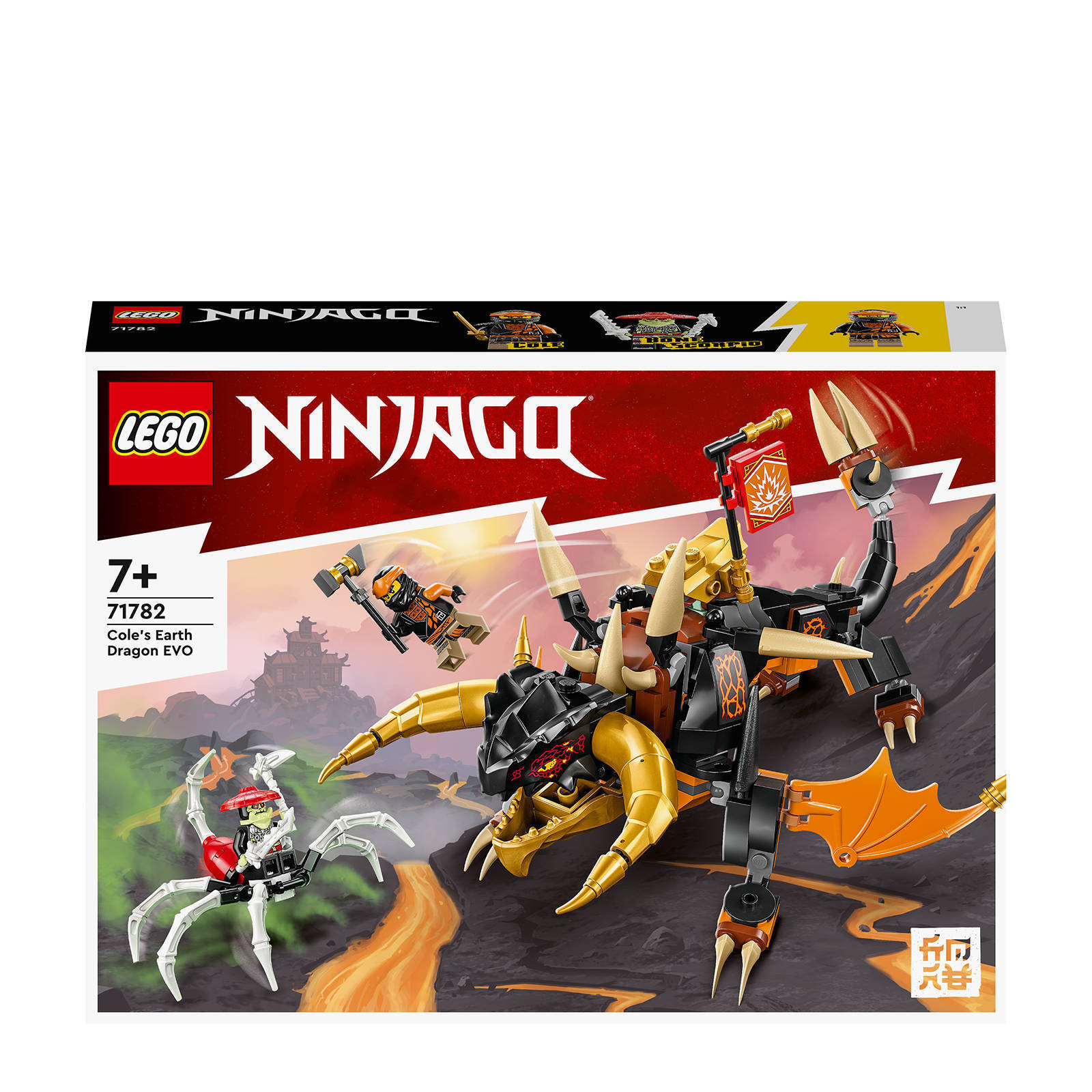 Lego ninjago cole's aardedraak evo 71782 aanbieding bij Wehkamp