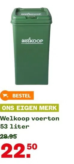 Welkoop Welkoop voerton 53 liter aanbieding