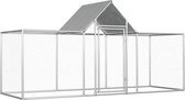 Bol.com Vidaxl kippenren 3x1x1.5 m gegalvaniseerd staal aanbieding