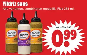 Dirk Yildriz saus 265 ml aanbieding