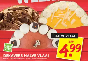 Dekamarkt Dekavers Halve vlaai aanbieding