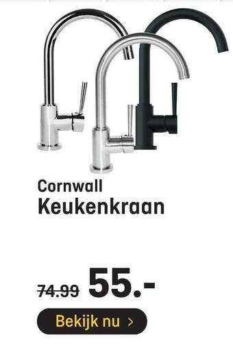 Hubo Cornwall Keukenkraan aanbieding