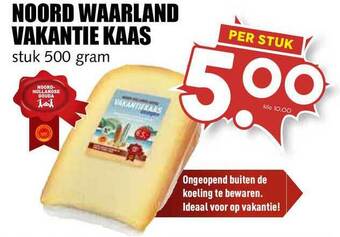 MCD Supermarkt Noord Waarland Vakantie Kaas aanbieding